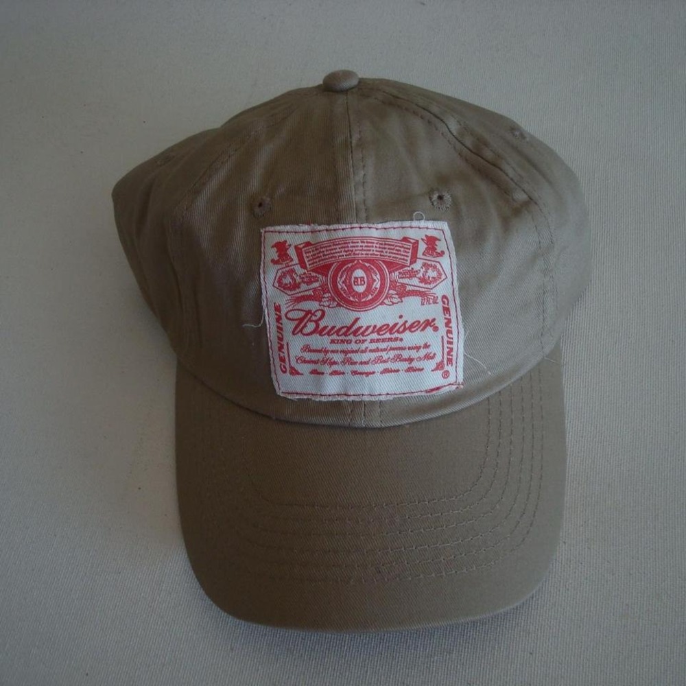 BUDWEISER BUD BEER‎ BEACH HAT CAP VINTAGE Y2K 00S R1